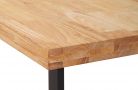 Bureau, Table Natural. Couleur Chêne/Noir 54mm d'épaisseur.120x60x73cm