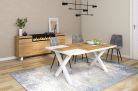 Table à manger | 170 | Chêne et blanc | Style industriel